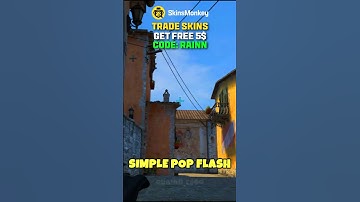 SIMPLE POP FLASH #csgo #inferno #shorts #source2