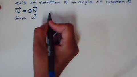 1.2.6. Axis Angle Repesentation
