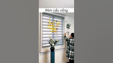 Rèm cầu vồng chống nắng  lắp cho cửa sổ nhỏ gọn nhẹ  #shorts