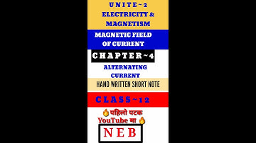The most important formulas of alternating current/Hand Written short note of AC #shorts🔥🔥