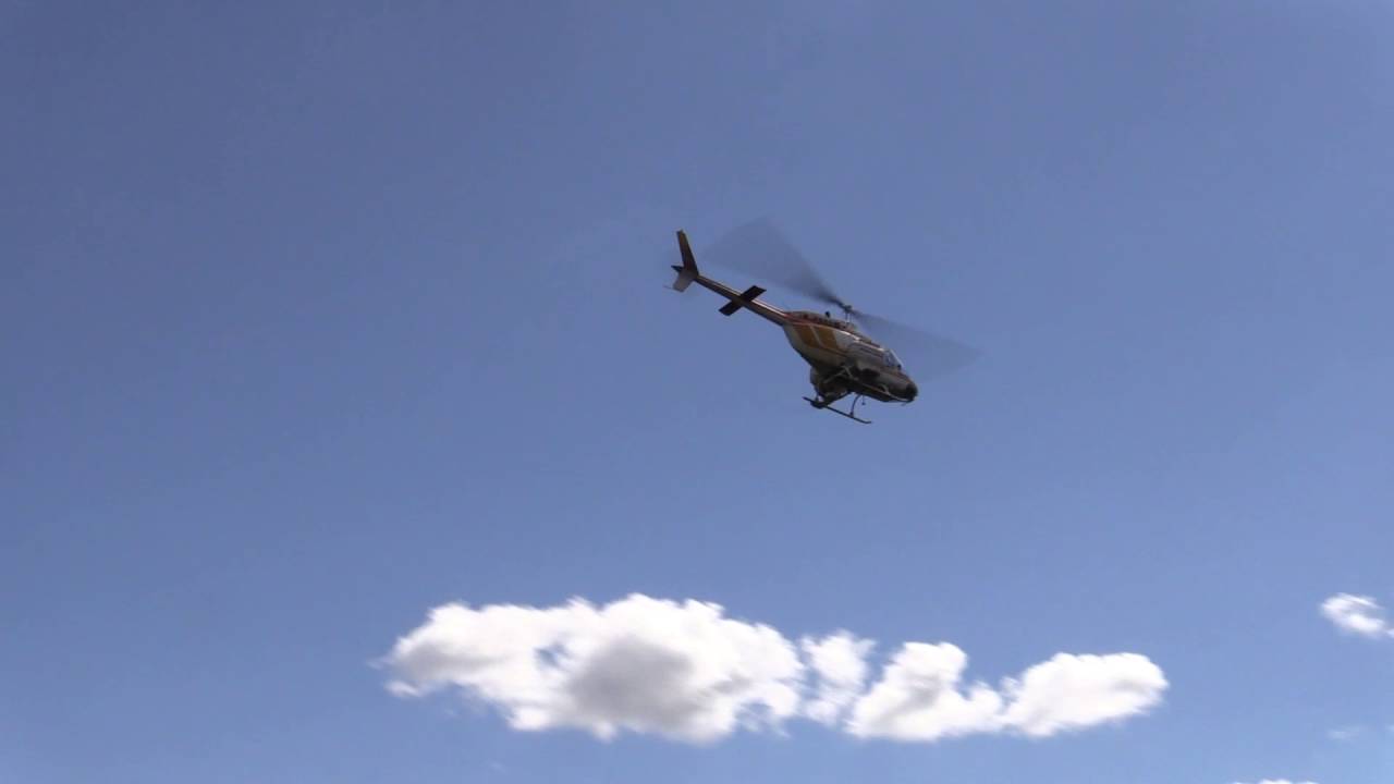 Mosquito Control Helicopter in action YouTube