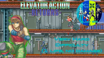 DJay 95 Plays: Elevator Action Returns (Saturn) Longplay: Very Hard Difficulty (1 Life, No damage)