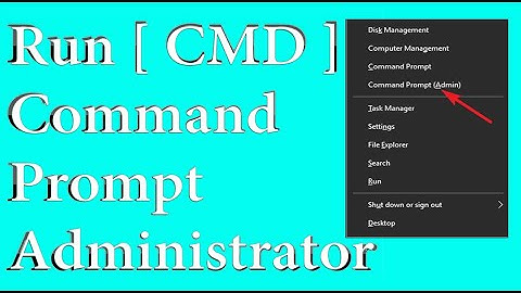 How To Run Command As An Administrator | Windows 10