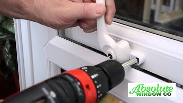Changing a handle on a upvc window