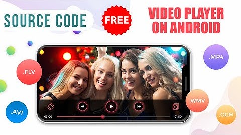 Video Player Source Code in Android Studio || Android Studio Free Source Code Video Player App