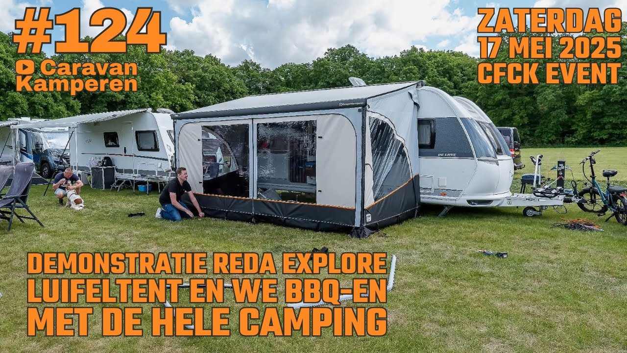 #vlog124 REDA voortentluifel #ad | BBQ met hele camping | Pub quiz met fantastische prijzen