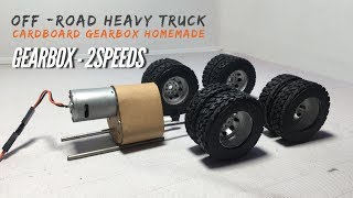 How to Make RC Homemade Remote Control Heavy Truck Off-Road GearBox 2Speeds at Home screenshot 4