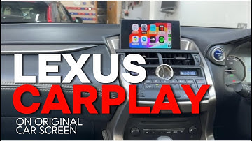 Lexus CT NX RX IS ES UX Original Screen Upgrade Wireless Apple CarPlay Android Auto Phone Mirroring