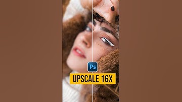 PHOTOSHOP CAN DO THIS!? 16X UPSCALE!  #photoshop