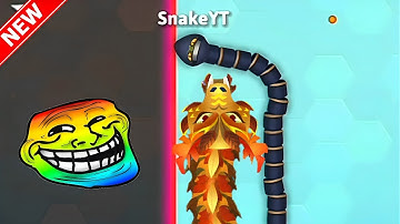 Snake.Io 🐍 The Biggest Snake Haunted by Tiny Pro Snake!
