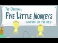 Five little monkeys jumping on the bed  preschool and kindergarten songs