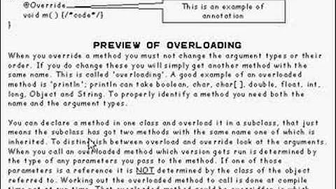 Java Tutorial 17.20 Classes, overriding, hiding and access