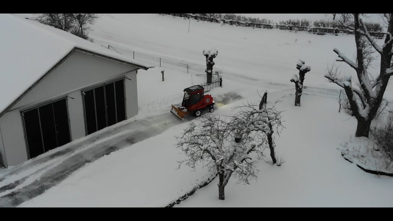 Snöröjning utförd av UTOMS åt kund