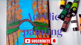 My New Acrylic Painting Video #easy #simple #drawing #painting #art #viral @Artzone_1306