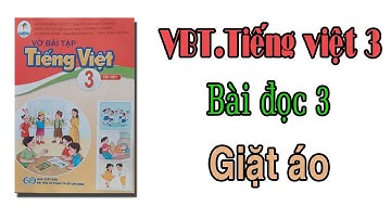 Vở bài tập tiếng việt lớp 3 sách cánh diều | Bài 2 | Bài đọc 3 Giặt áo | Trang 15