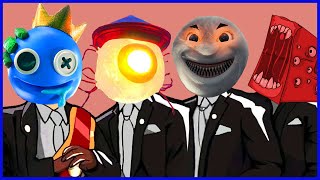 Rainbow friends & Lighthouse Monster & Thomas The Train & Train Eater - Coffin Dance Song COVER