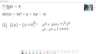 Diferenciabilidade de Funções Complexas e Equações de Cauchy Riemann