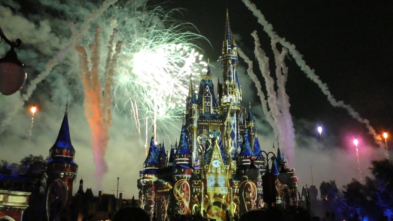 Magic Kingdom fireworks November 2019 - YouTube