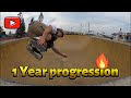 1 Year Rollerblading Progression // Aggressive Inline