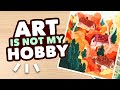 Art is not my hobby anymore (and that's okay) // draw with me