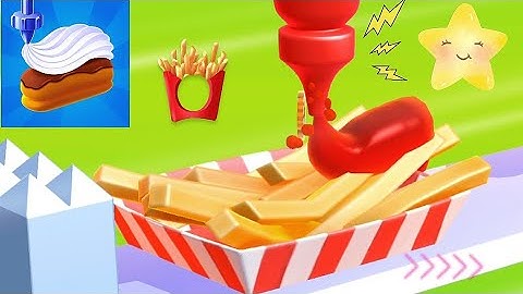 Perfect Cream: Icing Cake Game GamePlay Level 1 to 5 @JonnyK