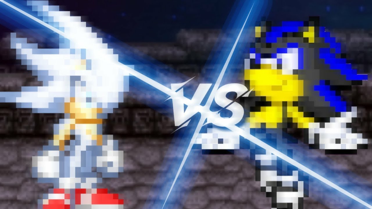 Hyper Sonic Vs Seelkadoom Sprite Animation Youtube