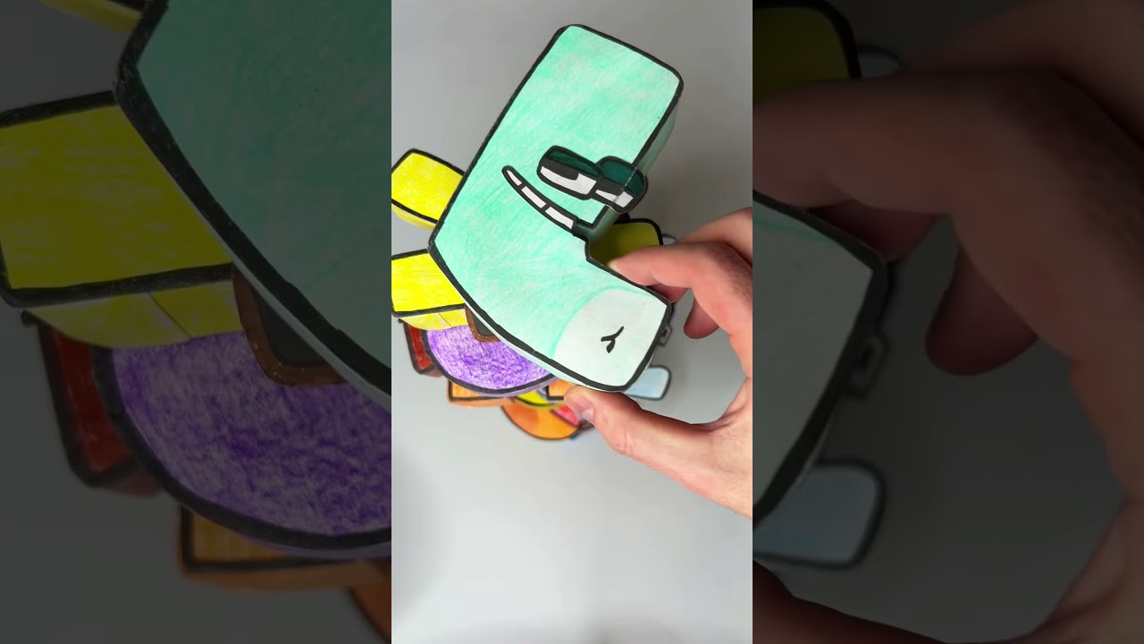 SPANISH Tower Paper Alphabet Lore vs Number Lore Paper 