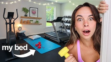I Transformed My Room Into a GYM