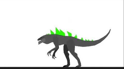 Zilla test short animation (stick nodes)