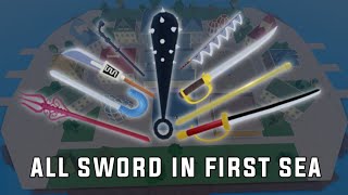 All Sword in first sea - Blox Fruit