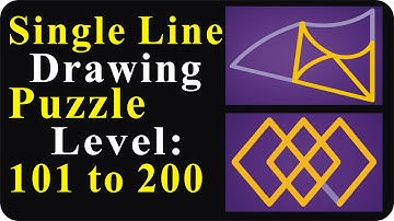 Single Line Drawing Puzzle Level 101 to 200 one line drawing puzzle one line draws the entire shape