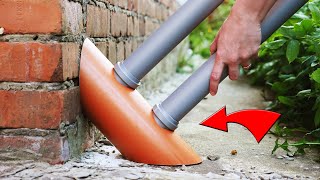 A simple idea from a plastic pipe! But not everyone knows how it works