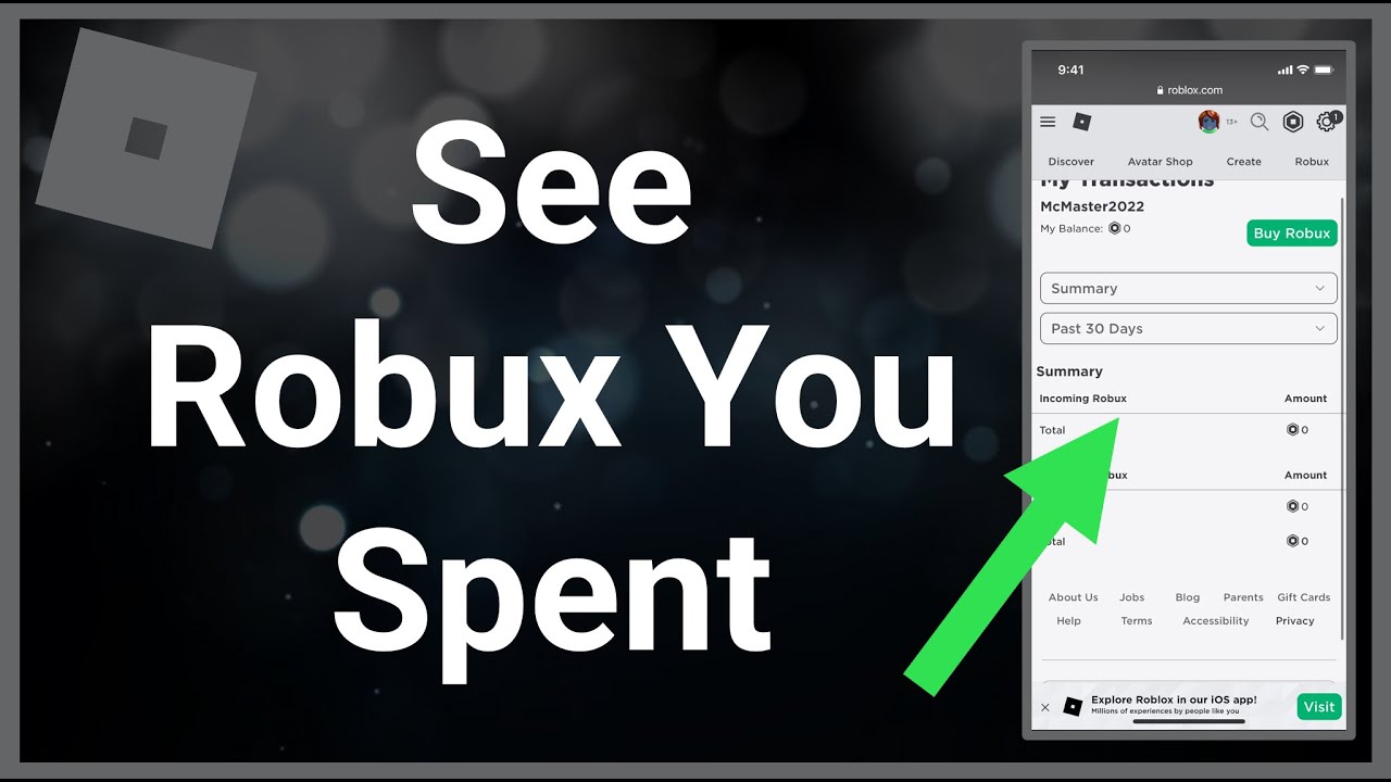 How To See How Much Robux You Spent Youtube - how to check how much money you spent on roblox