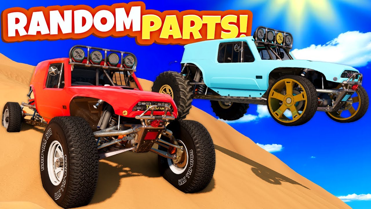 Random Parts Dune Buggy Racing Got Out of Control in BeamNG Drive Mods!