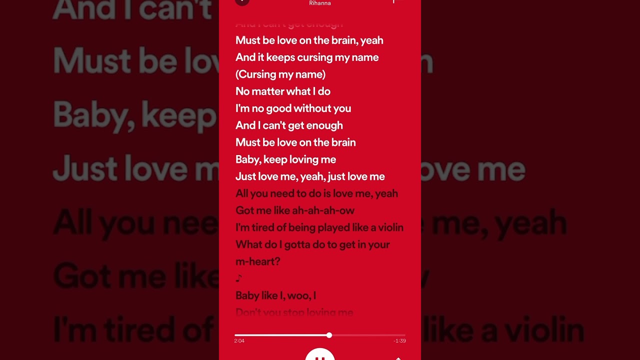 Rihanna - Love On The Brain (Sped Up Version)