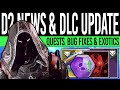 Destiny 2 | DLC SECRETS! New UPDATE! Future Quests, Exploits FIXED, Dawn Exotics, Loot Pool, Penguin