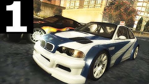 Need For Speed: Most Wanted Walkthrough Gameplay Part 1 (No Commentary Playthrough) (NFS MW 2005)