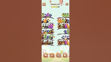 bird sort 2 color puzzle solution niveau 317 #games #gaming #puzzle #puzzlegame #androidgames