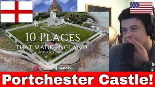 American Reacts Portchester Castle | 10 Places That Made England with Dan Snow