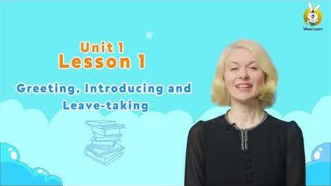 Grade 6 - English (Unit 1, Lesson 1)