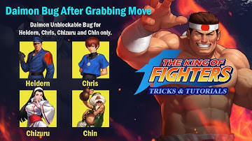 KOF 98 - Daimon Bug Unblockable for Heidern, Chris, Chizuru and Chin - Fightcade