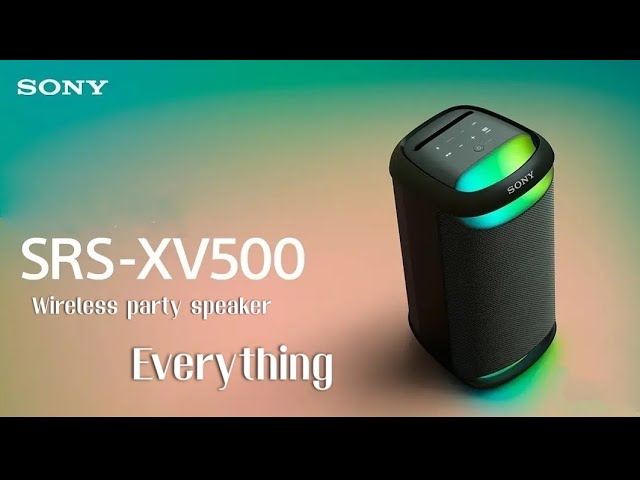 Автономна акустична система Sony SRS-XV500B