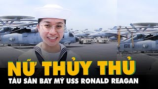 Phỏng vấn nữ thủy thủ gốc Việt trên tàu sân bay Mỹ thăm Đà Nẵng