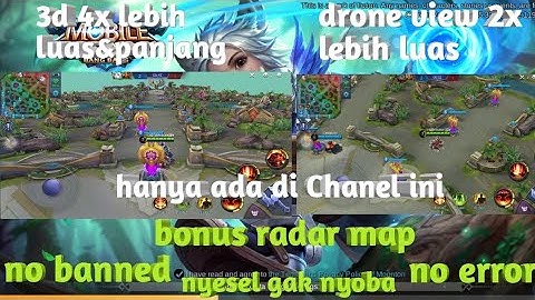 Script radar map+drone view 2x lebih luas+ 3d 4x lebih luas dan panjang  terbaru update