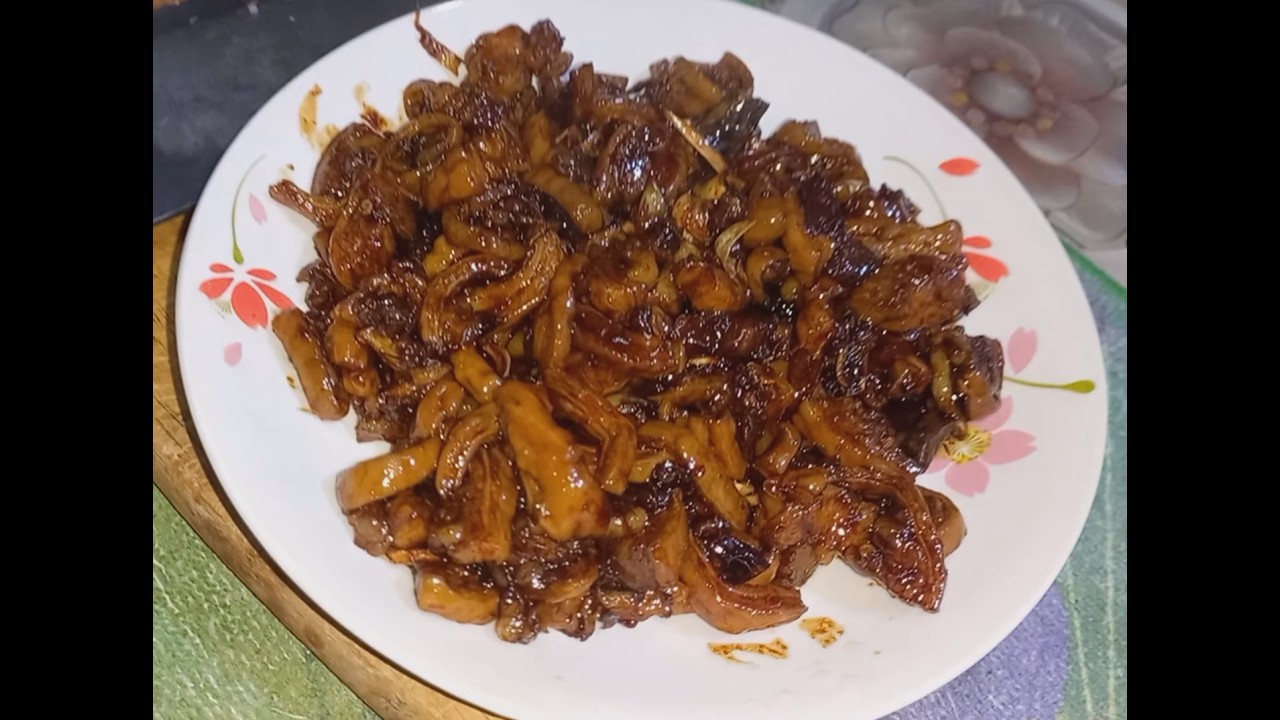 Masak Perut Babi Kicap Manis Dan Pedas..!!!