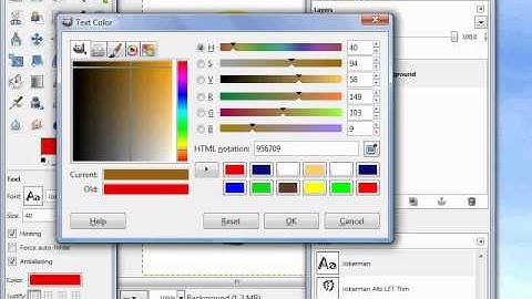 GIMP Video Tutorial -- Opening Images and Adding Text
