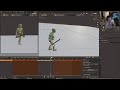 Animating game assets in Blender for my indie game