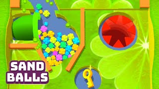 Sand Balls All Levels Unlocked Walkthrough Gameplay (iOS,Android) screenshot 4