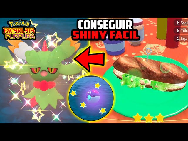 Conseguir Pokémon shinys fácil y rápido en Escarlata y Púrpura: Métodos y bonus