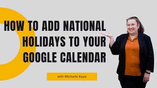 How to Add National Holidays to Your Google Calendar screenshot 4
